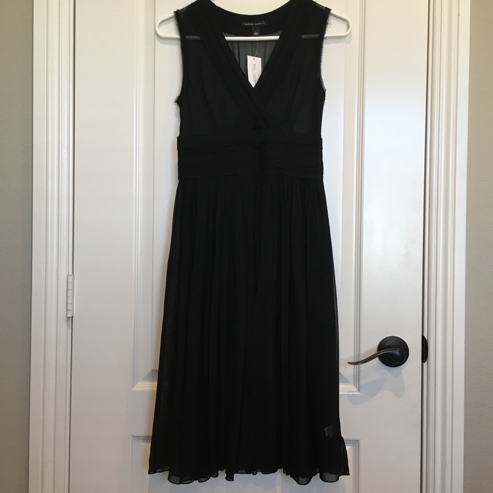 Banana Republic Black Semi-Formal Dress